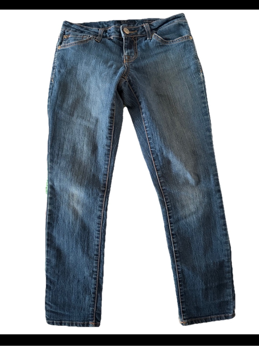Jessica Simpson Women's Low Rise Forever Low Rise Jeans, Blue, Size 26 Regular